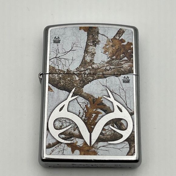 Real Tree Edge Colours Street Chrome Zippo Lighter (49818) Brand New In Box. - Picture 9 of 13